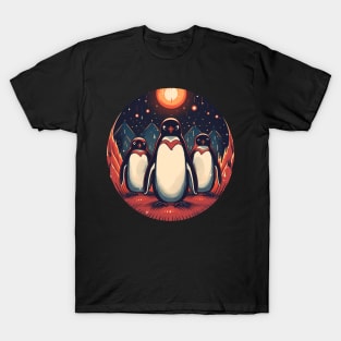 Penguin in Ornmament, Love Penguins T-Shirt